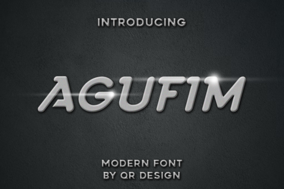 AGUFIM: The Smooth Curve Typeface for Modern Campaigns