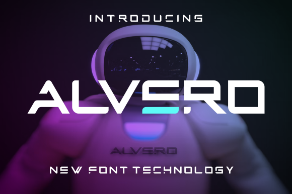 Alvero: The Futuristic Display Font for Bold Editorial Design