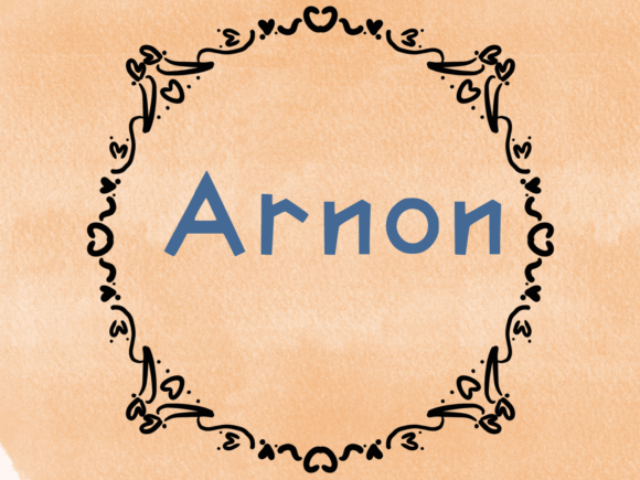 Arnon: A Sleek Creative Display Font for Handmade Crafts