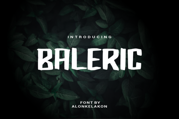 Baleric: A Cool, Casual Display Font for Modern Campaigns