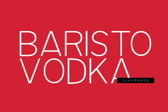 Baristo Vodka Font Review and Download Guide