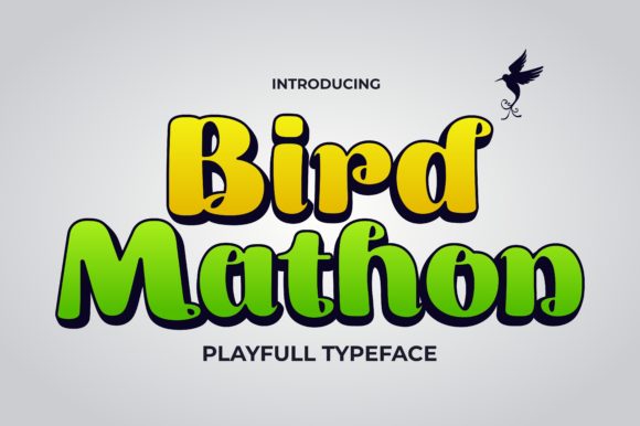 Birdmathon Display Font for Bold Branding and Visual Impact