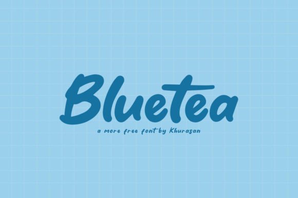 Bluetea: The Modern Display Typeface for Editorial Design