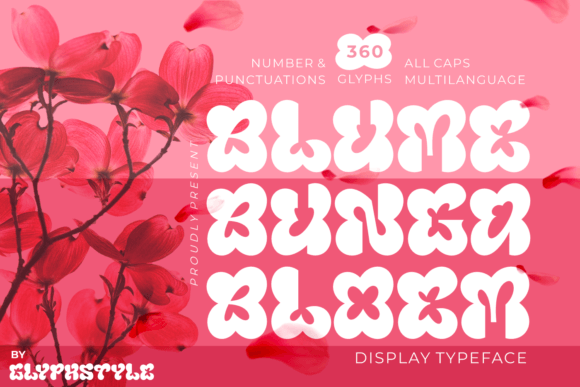 Blumebungabloem: The Bold Display Font for Floral Branding