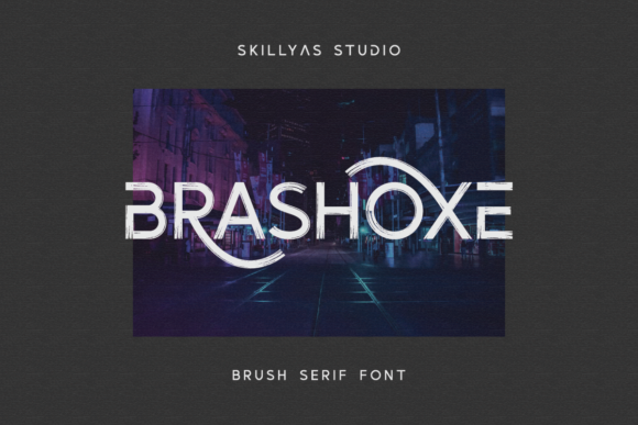 Brashoxe: A Modern Display Font for Bold Editorial Design