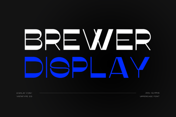 Brewer Display Font for Professional Branding and Design