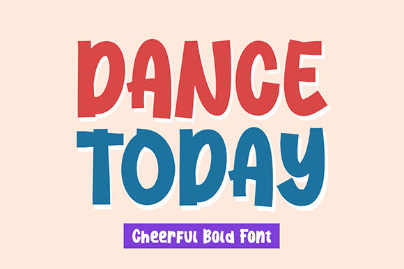 Dance Today Display Font for Web Design