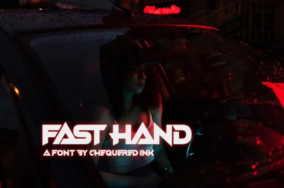Fast Hand: A Modern Display Font for Creative Makers