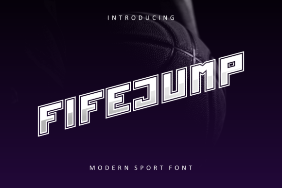 Fivejump: A Bold Display Font for Handmade Creations