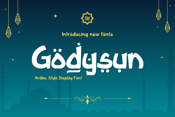 Godysun: Elevate Your Arabic and Islamic Design with a Stylish Display Font