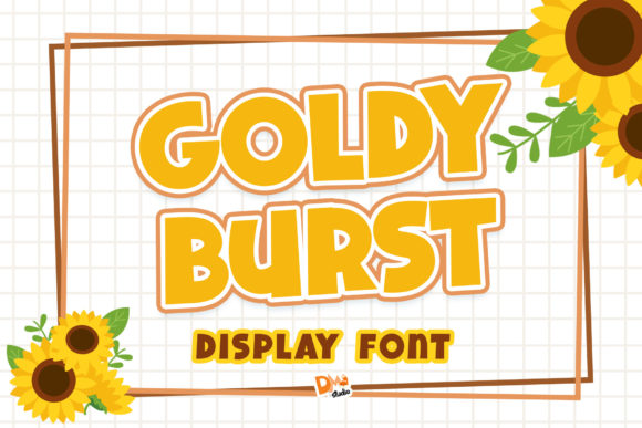 Goldy Burst Display Font for Bold Branding and Eye-Catching Campaigns