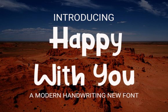 Happy with You Font for a Fresh Editorial Look
