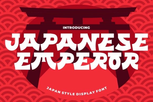 Japanese Emperor Font for Handmade Creations