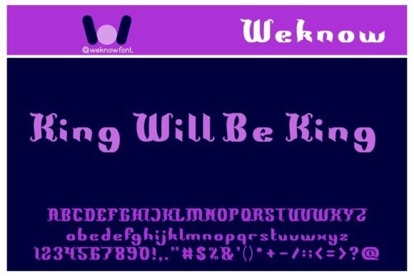 King Will Be King: The Gothic Display Font for Bold Branding