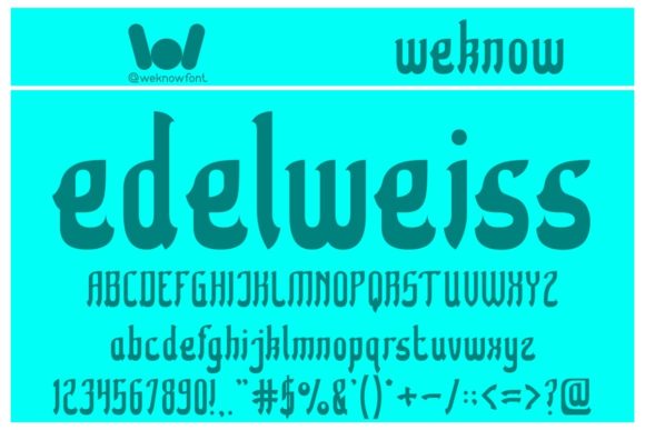Kingdom of Heart: A Magical Display Font for Makers
