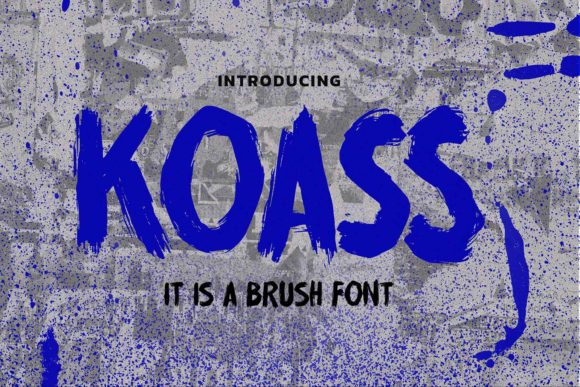 Koass Font for Bold Web Design and Branding