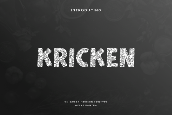 Kriken Font for Creative Projects and Branding