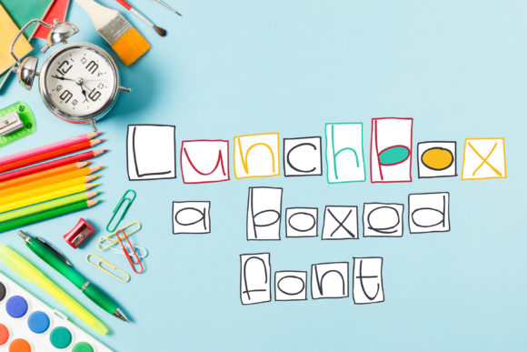 Lunchbox Font for Handmade Labels and Creative Projects