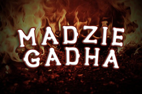 Madzie Gadha: A Modern Display Font for Digital Branding