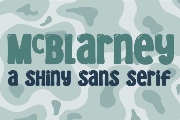 McBlarney: A Display Font for Bold Branding and Lucky Vibe