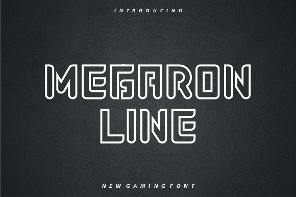 Megaron Line Display Font for Bold Branding
