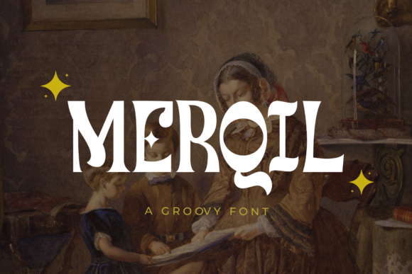 Merqil: A Retro Display Font for Bold Branding
