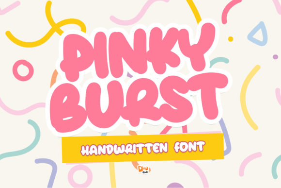 Pinky Burst: A Playful Handwritten Font for Creative Projects