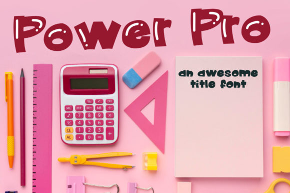 Power Pro: A Refreshing Display Font for Creative Makers