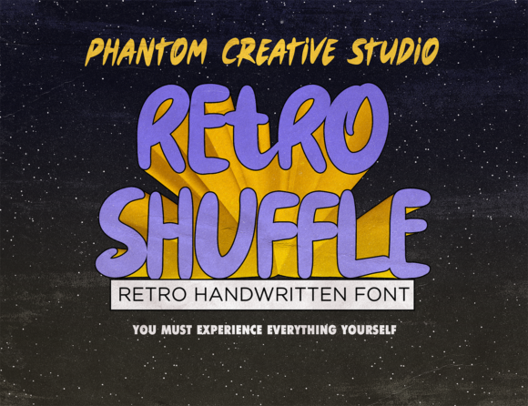 Retro Shuffle Font for Bold and Nostalgic Campaign Designs