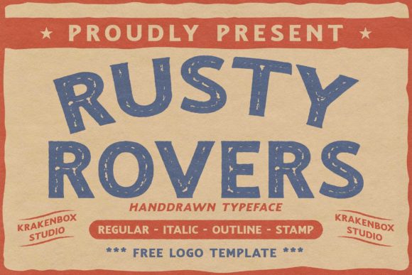 Rusty Rovers: The Vintage Display Font for Authentic Branding