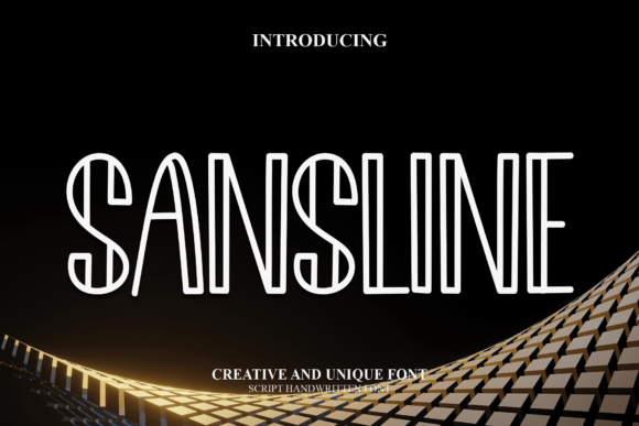 Sansline: A Display Font That Elevates Branding Projects