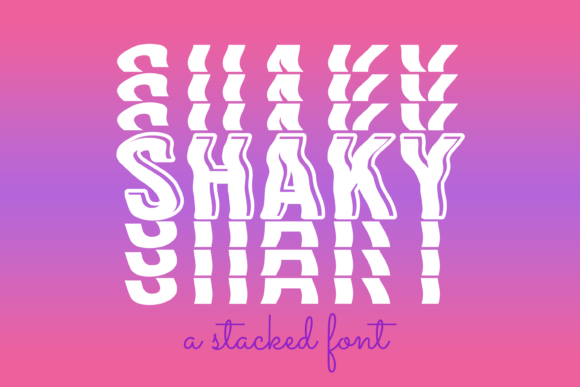 Shaky Display Font for Web Design and Digital Creativity