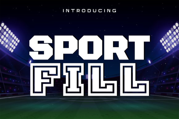 Sport Fill: A Bold Display Font for Dynamic Branding