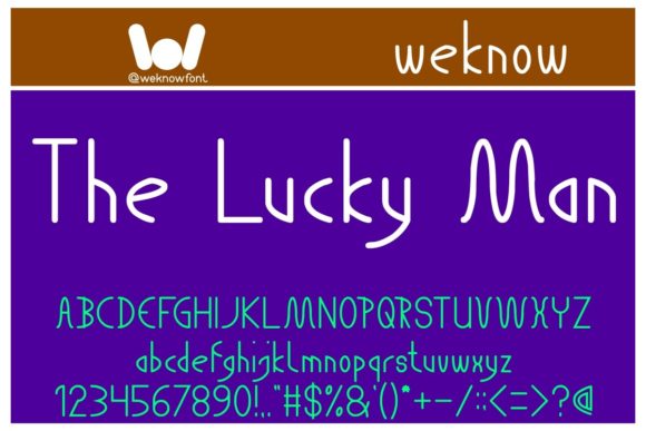 The Lucky Man Font for Creative Projects and Branding