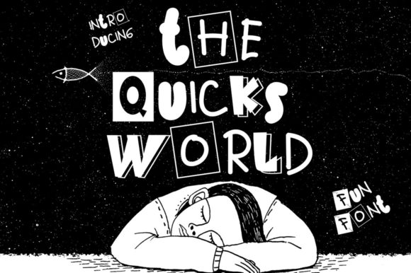 The Quicks World: A Playful Display Font for Creative Branding