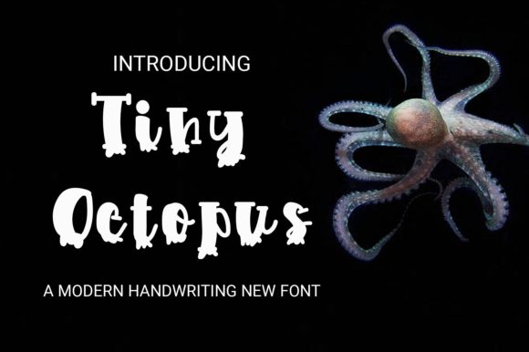 Tiny Octopus: A Playful Display Font for Creative Projects