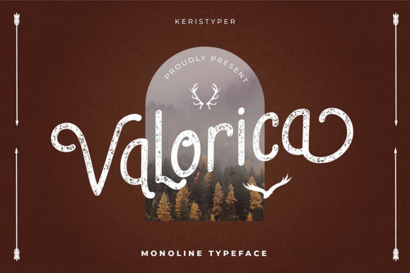 Valorica Font for Modern Vintage Web Design