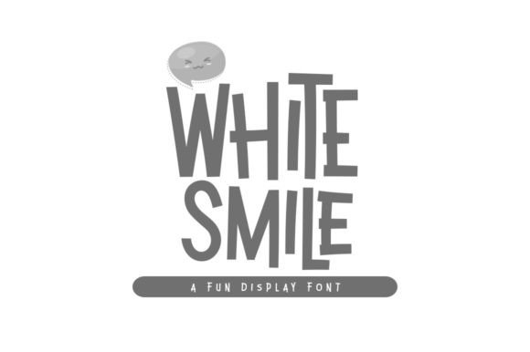 White Smile: A Playful Display Font for Modern Branding