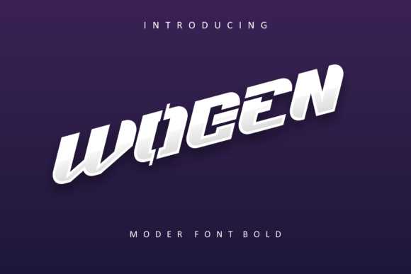 Wogen: A Bold Display Font for Modern Branding