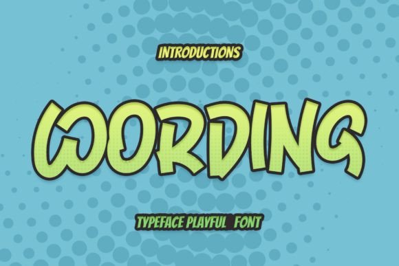 Wording: The Quirky Display Font for Memorable Branding